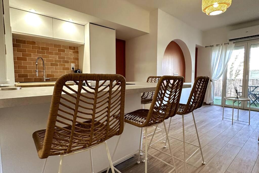 Chez Joan, Apt De Standing, 4 Prs, A 300M Des Plages Antibes Bagian luar foto